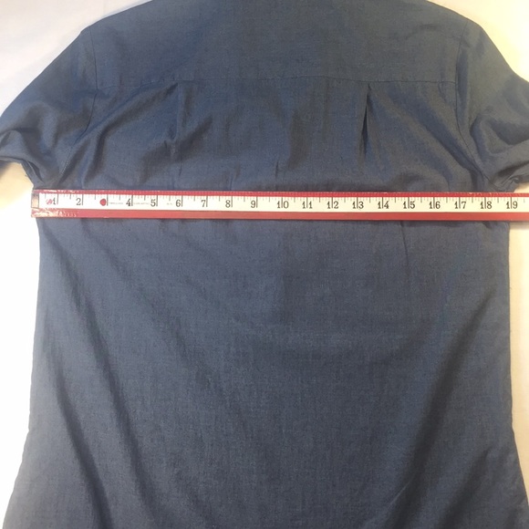 Banana republic cotton rolls sleeve shirt sz small - Picture 6 of 8